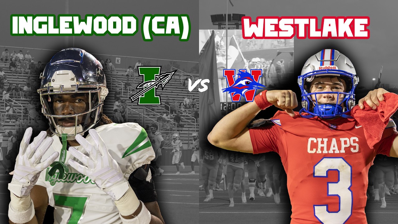 Inglewood (CA) vs Austin Westlake TEXAS BATTLES CALIFORNIA IN NAIL BITER TEXAS HIGH SCHOOL FOOTBALL