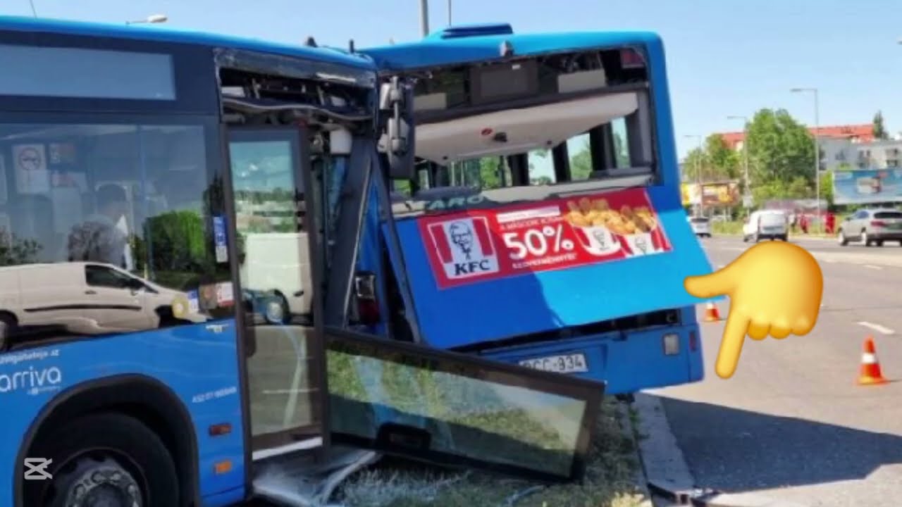 Busz baleset !!!   #PCC934 ÉS #NCA520 balesete