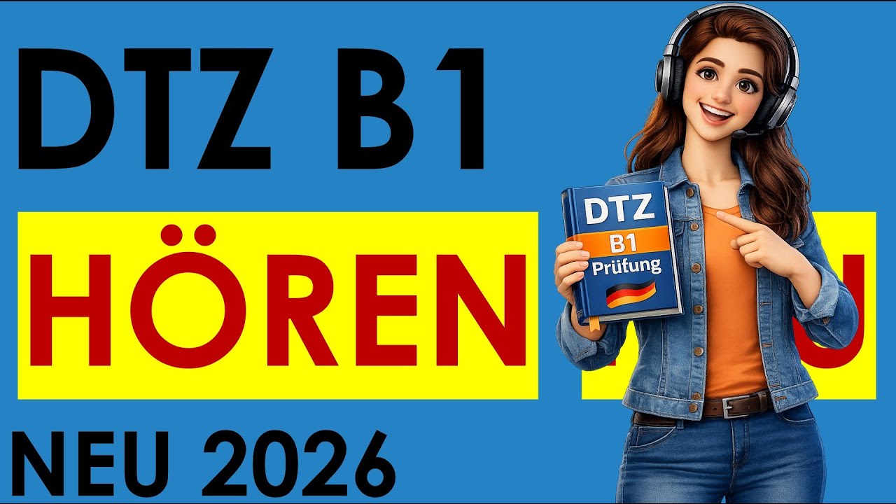 DTZ B1 Hören, Prüfung B1 Neu 2026 #dtz #dtzb1 #dtzhören #dtzb1 #gastdtz #gastb1 #b1hören #hörenb1