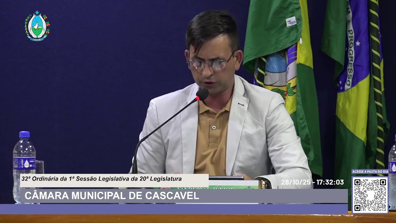 32ª Ordinária da 1ª Sessão Legislativa da 20ª Legislatura