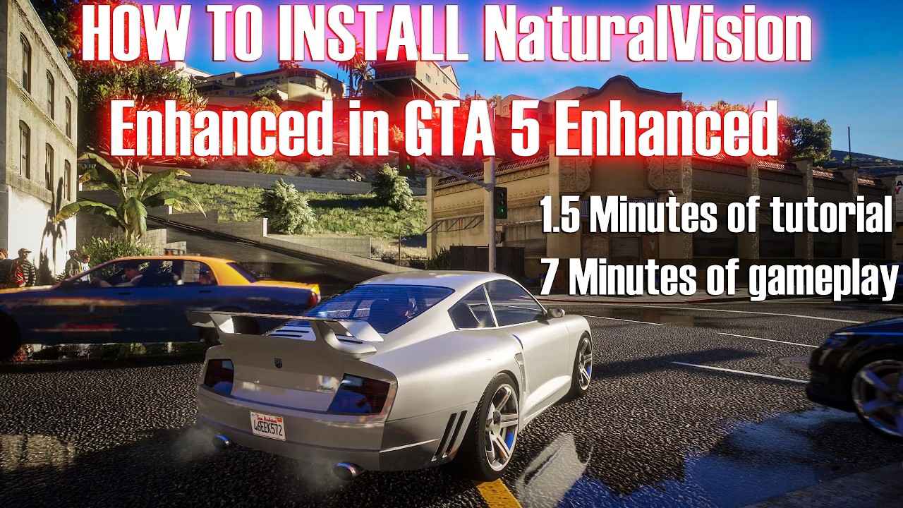 Как установить NaturalVision Enhanced в GTA 5 Enhanced. Самый простой туториал 2025 года!