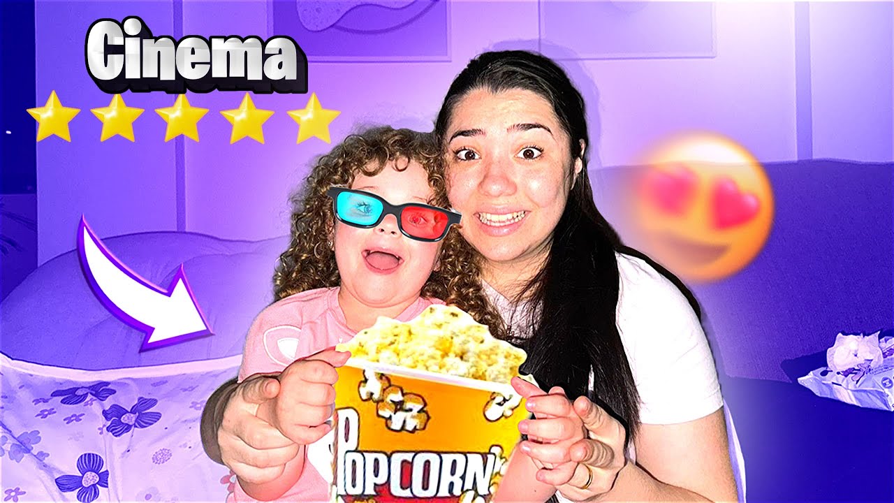 TRANSFORMAMOS nossa sala em UM CINEMA 5 ESTRELAS | *temos garçom*