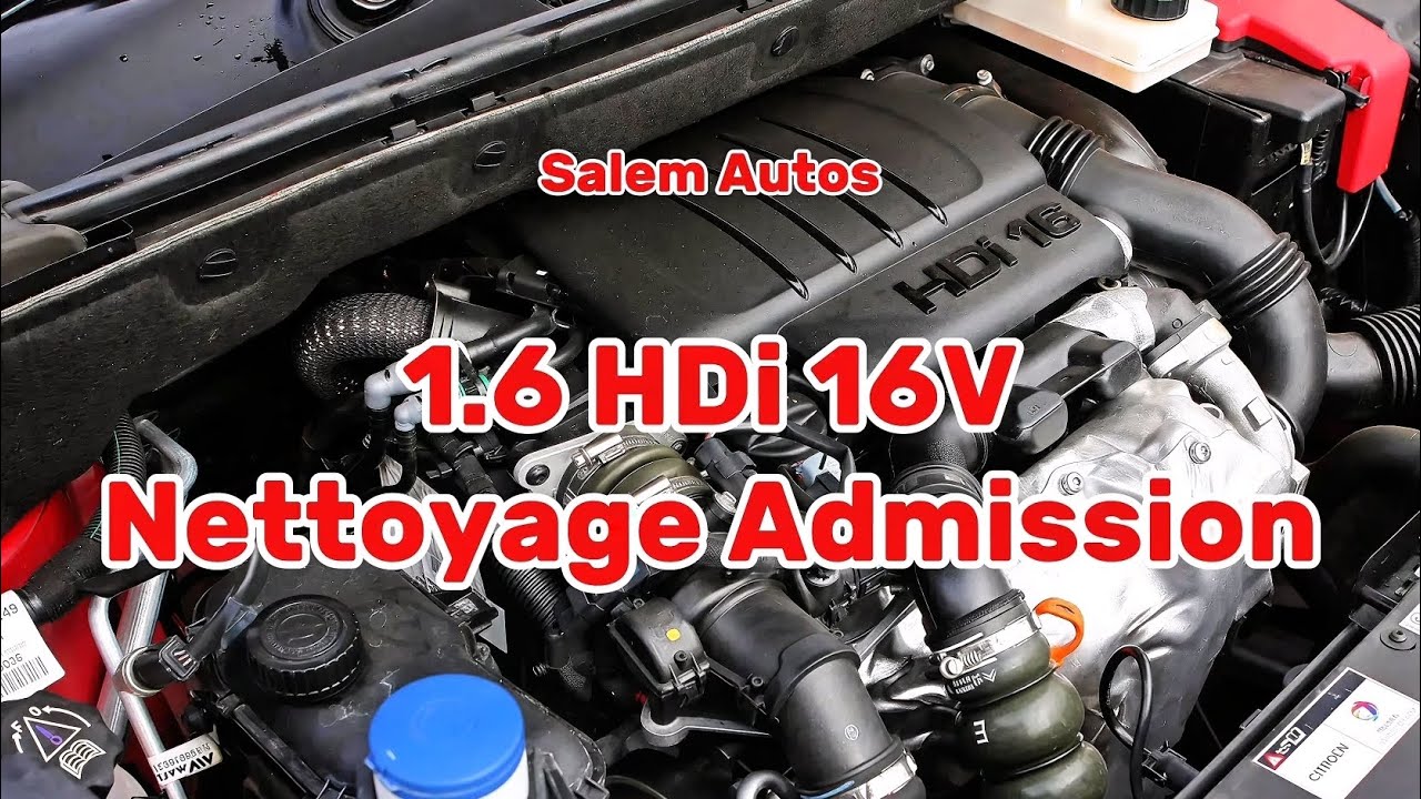 1.6 HDi Respire Enfin ! Nettoyage Admission + Supression Vanne EGR تنظيف منفذ الهواء + حذف صمام egr