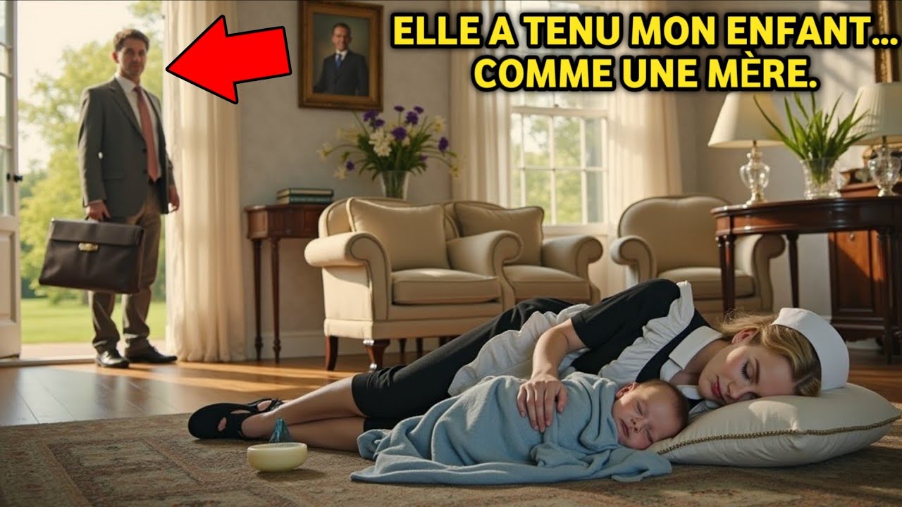 La nounou dormait par terre avec le bébé — le millionnaire l’a vue… et est tombé amoureux d’elle.