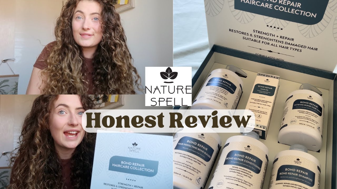 Nature Spell Review | Bond Repair Hair Care | Curly Hair Products | Curly Hair Routine | Hair Growth