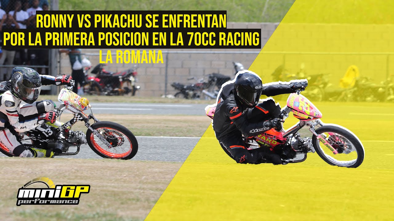 RONNY VS PIKACHU SE ENFRENTAN POR LA PRIMERA POSICION EN LA 70CC RACING -                  LA ROMANA