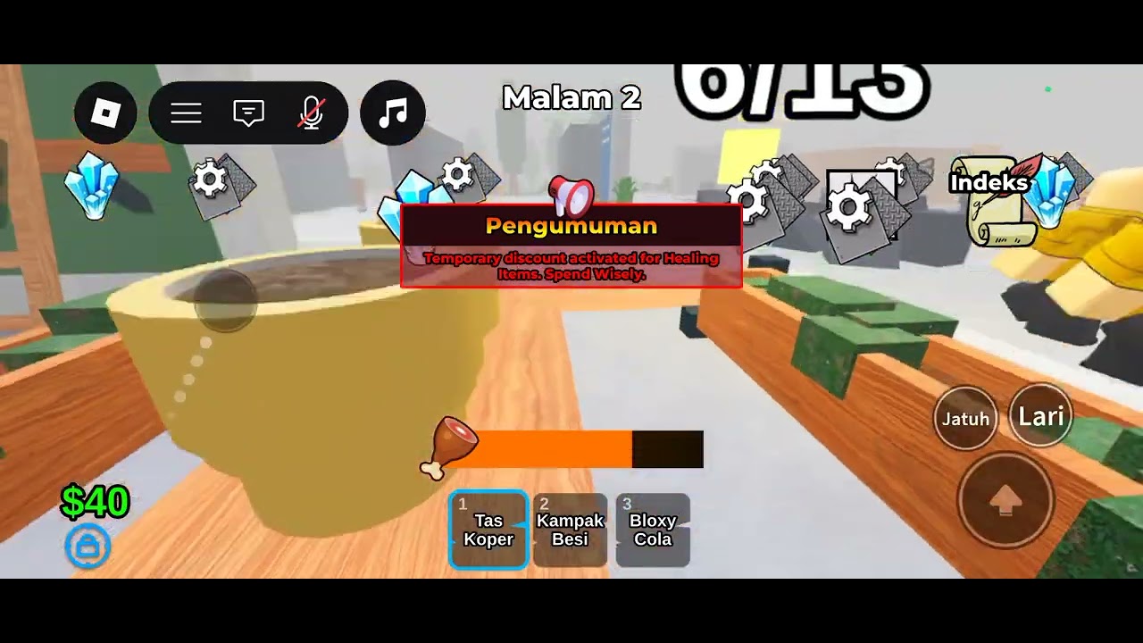 Bertahan hidup#robloxvideo escepe seperti manusia tapi tidak punya muka# 