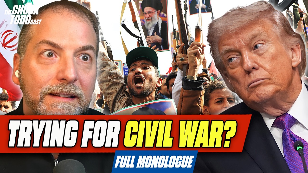 Is Trump Deliberately Trying To Start A Civil War In Iran??? | Chuck Todd Politics Podcast