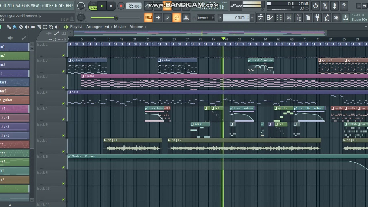 The Bee Gees  - Rings Around The Moon (Instrumental cover)