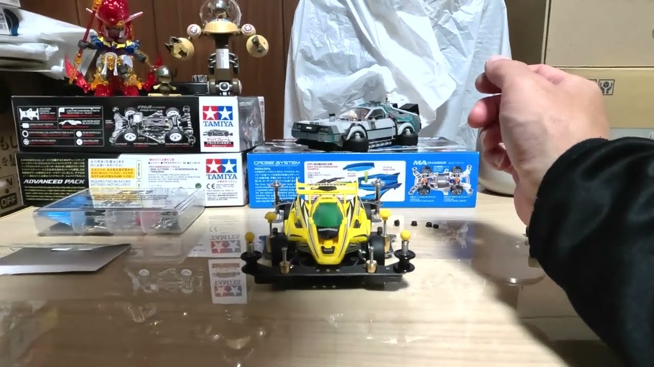 [Mini 4WD] Tamiya AO Parts AO-1017 520 Ball Bearing 94752 installed on DCR-02 (Decross 02)
