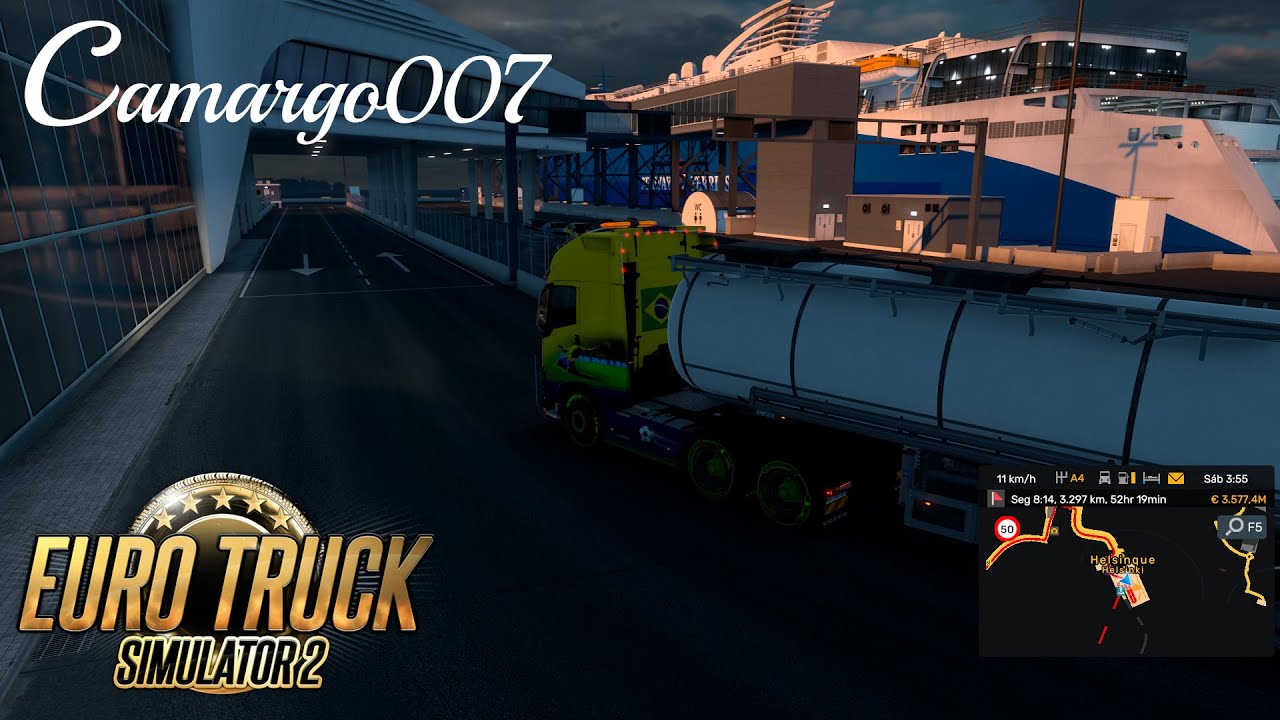 Euro Truck Simulator 2 = 25*0866 - Viajando pela Europa
