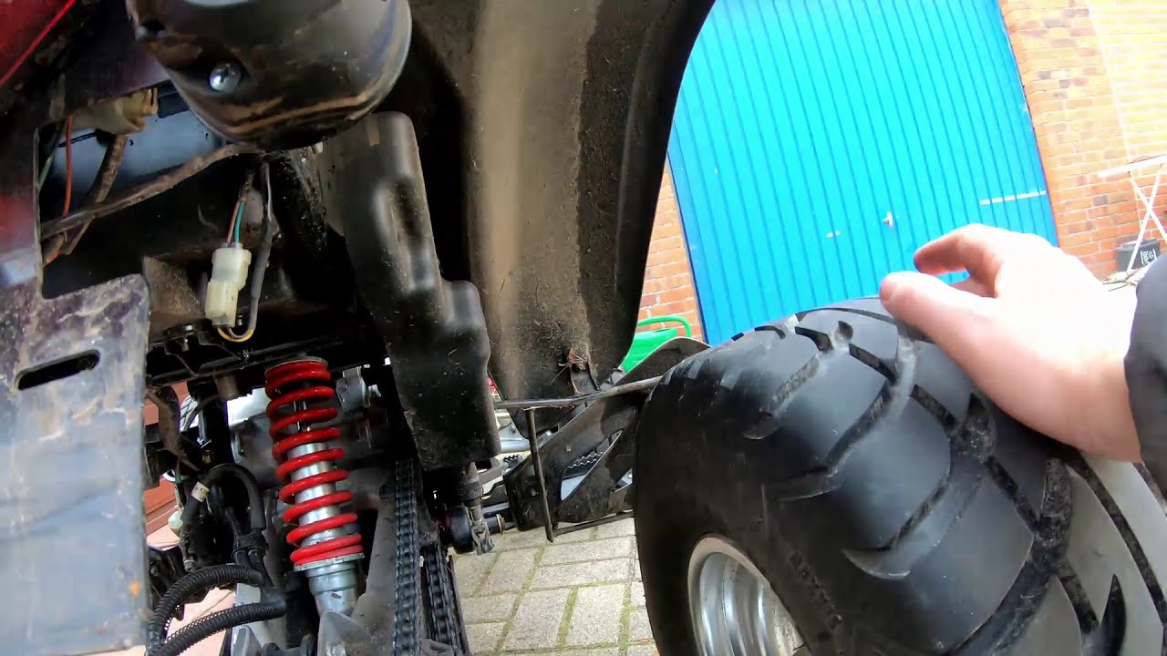 Kymco Maxxer 300 Kette spannen Quad MXU ATV 250 400 450