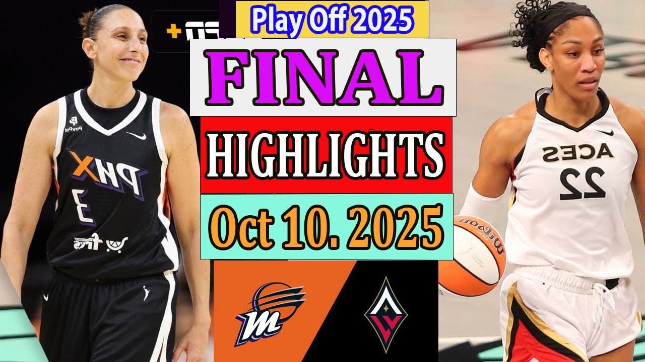 Las Vegas Aces vs Phoenix Mercury GAME 4 FINAL Highlights [Oct 10. 2O25]|  Play off 2025