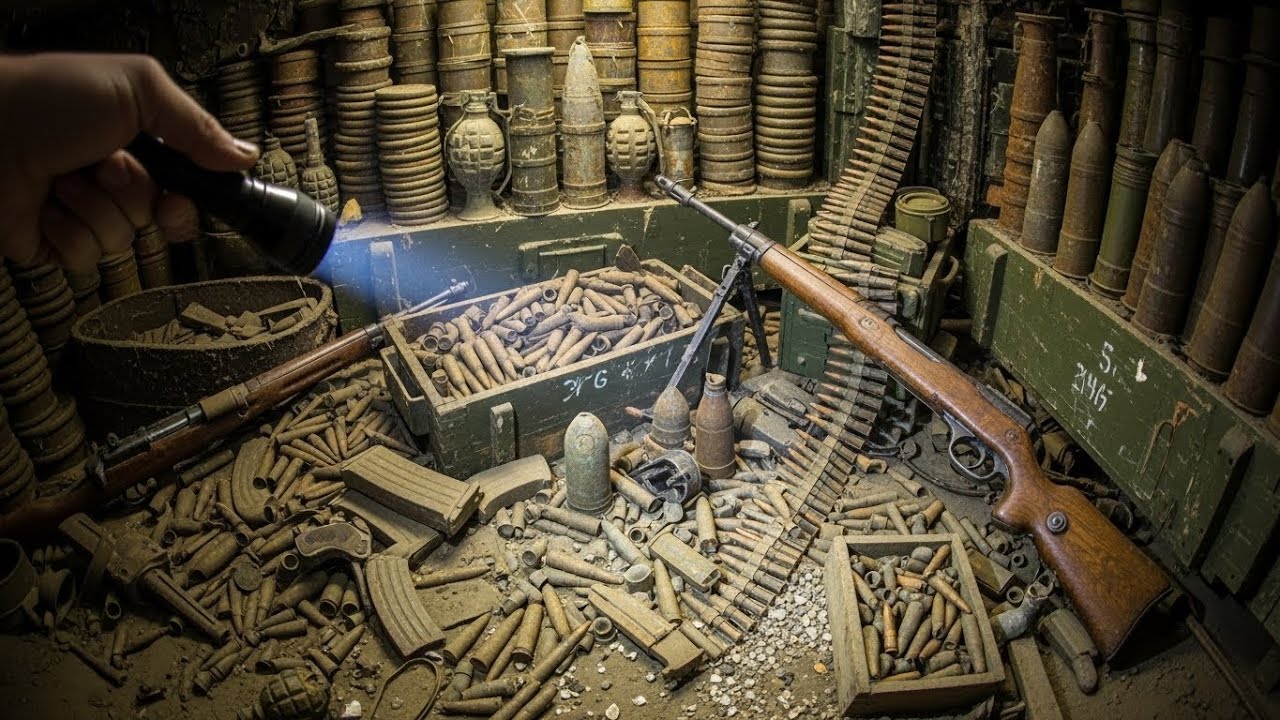 Exploring a Secret WW2 Weapons Stockpile — Untouched Since the War