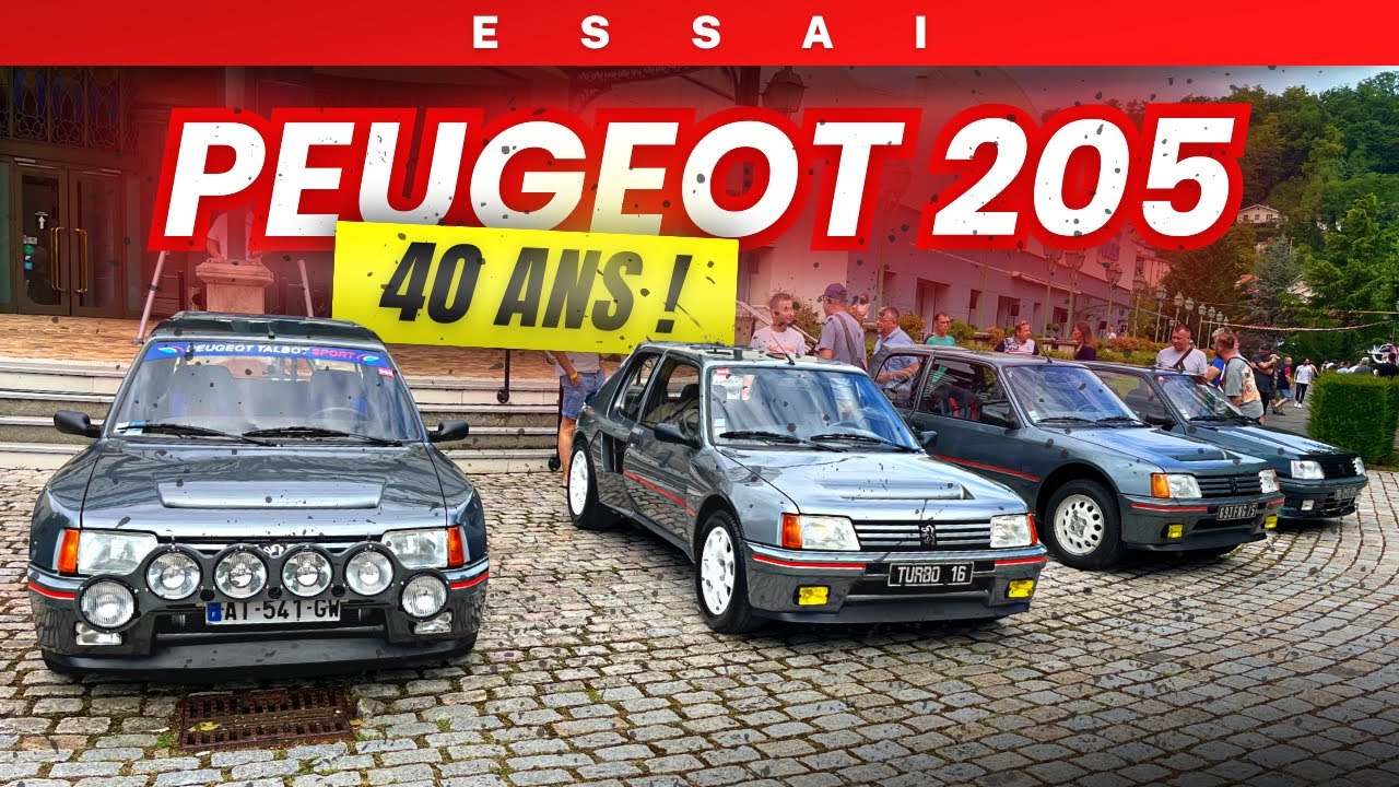 40 ans de la Peugeot 205 : On y était ! Plus de 500 Peugeot 205 présentes 🔥