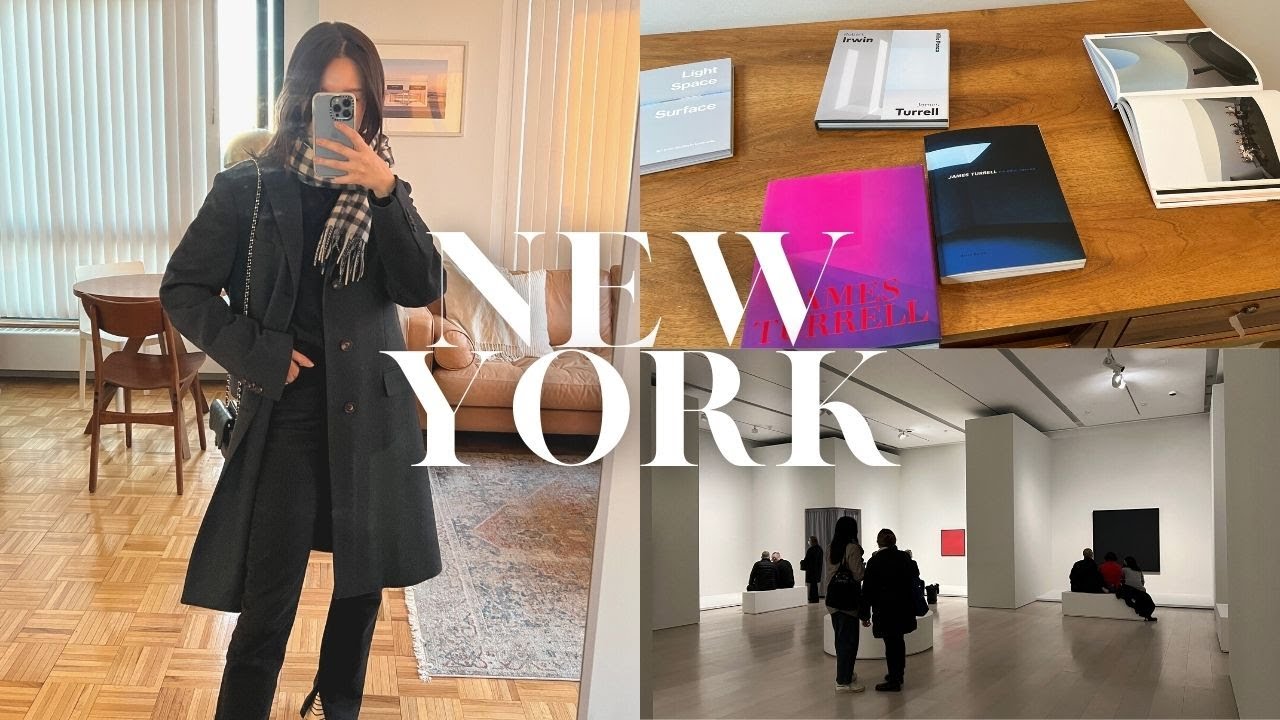 NYC VLOG | revisiting our nyc small wedding venue, gallery hopping, stealing my husband's clothes