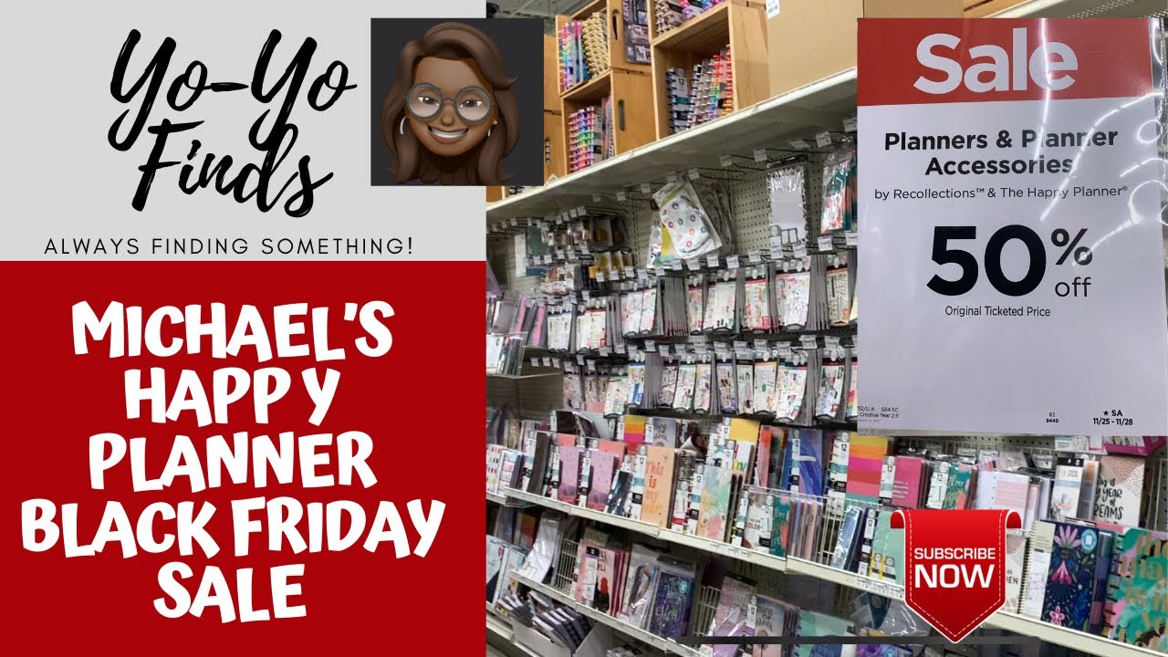 HAPPY PLANNER | MICHAEL'S BLACK FRIDAY SALE