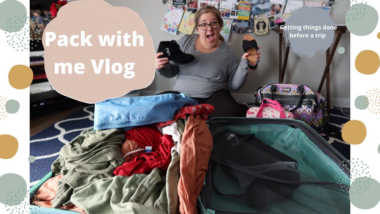 Chatty Getting Ready for a Trip Vlog-  Packing for a flight-  Brianna Weiler