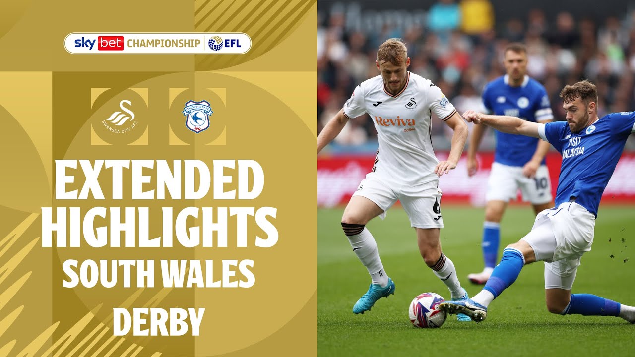 FIESTY SOUTH WALES DERBY! | Swansea City v Cardiff City extended highlights