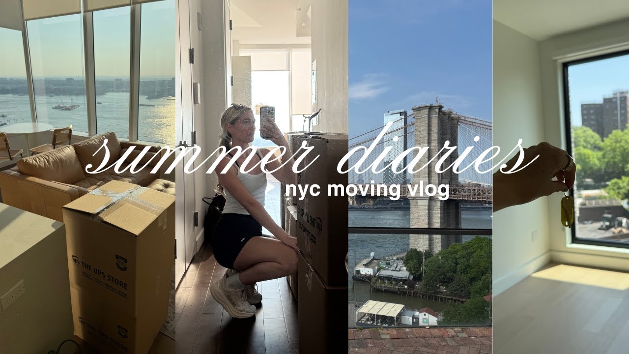 summer diaries | start of a new chapter (nyc moving vlog + empty apartment tour!!)