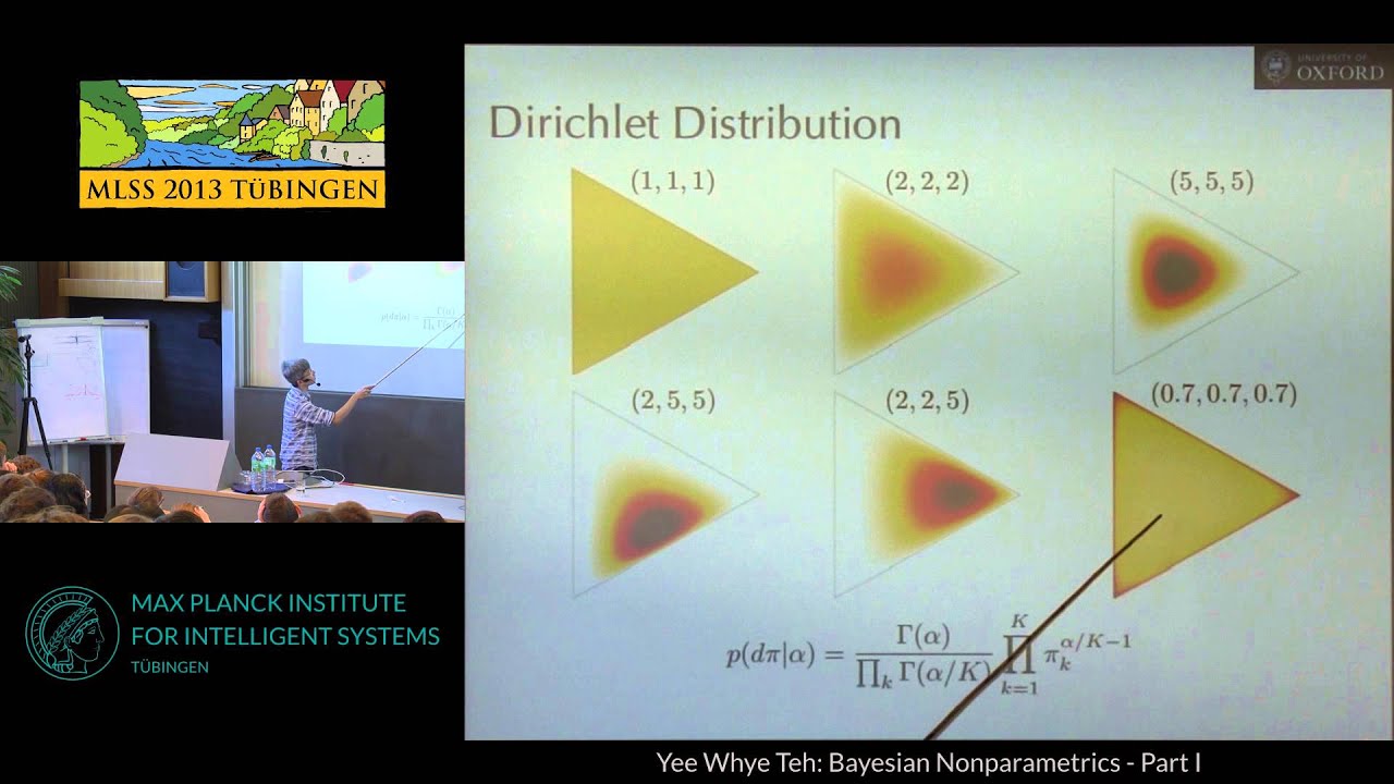 Bayesian Nonparametrics 1 - Yee Whye Teh - MLSS 2013 Tübingen