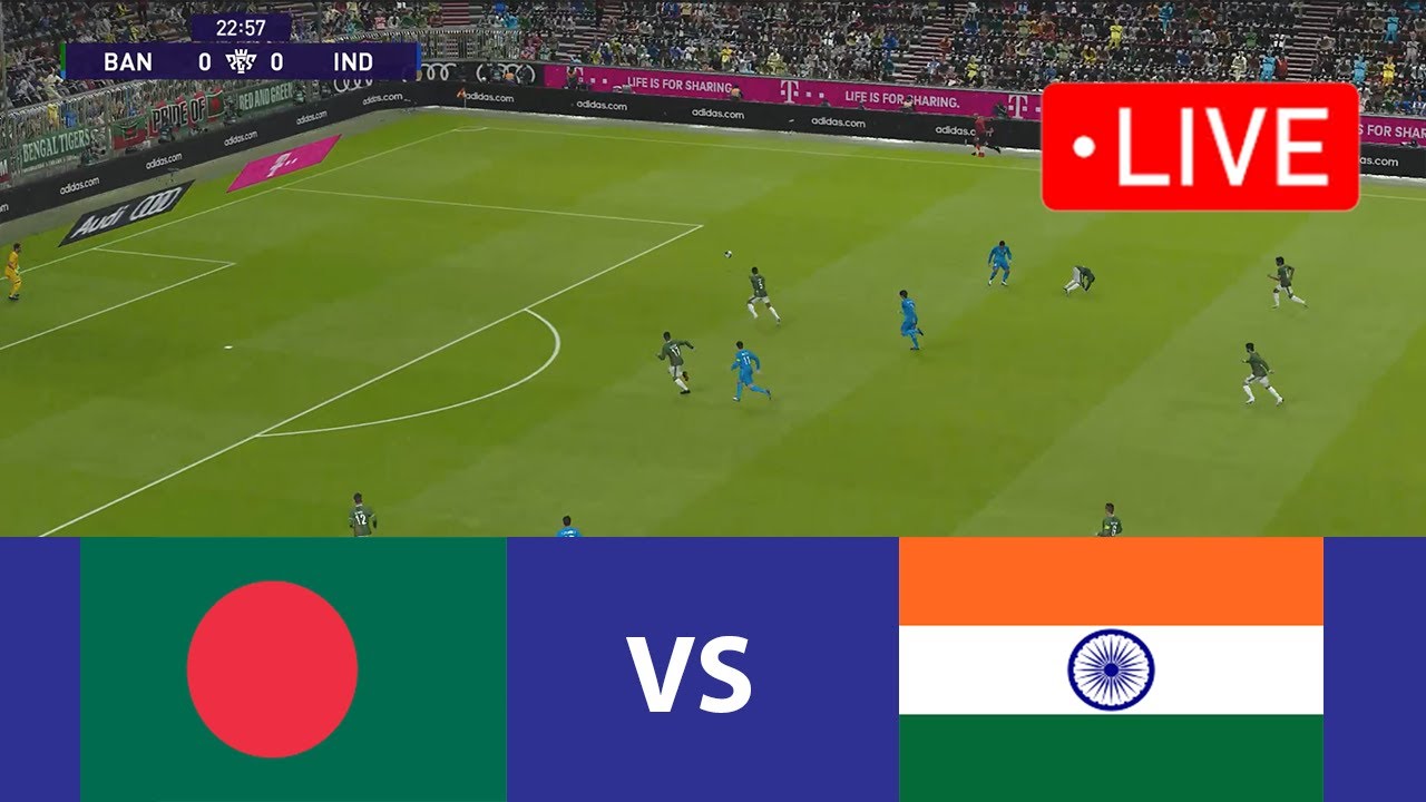 🔴লাইভ: বাংলাদেশ বনাম ভারত | বাংলাদেশ ফুটবল ম্যাচ লাইভ I BAN vs IND PES 21 Simulation