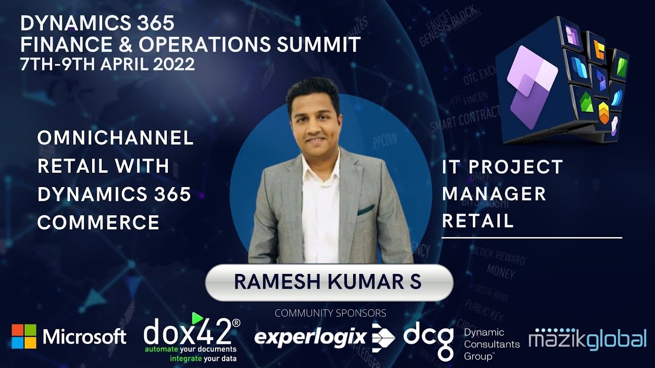 Omnichannel Retail with Dynamics 365 Commerce - Ramesh Kumar.