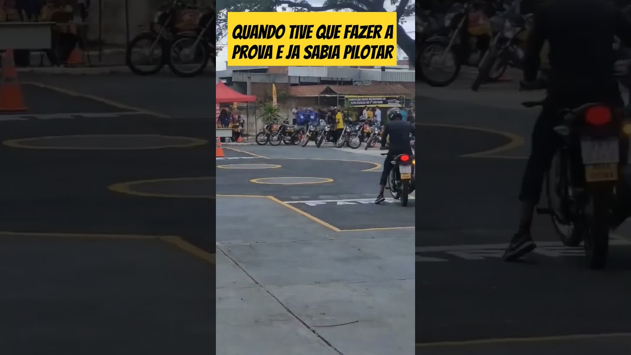 Quando j&aacute; sei pilotar e preciso fazer a prova do Detran. #autoescola #youtube #provapratica #shorts