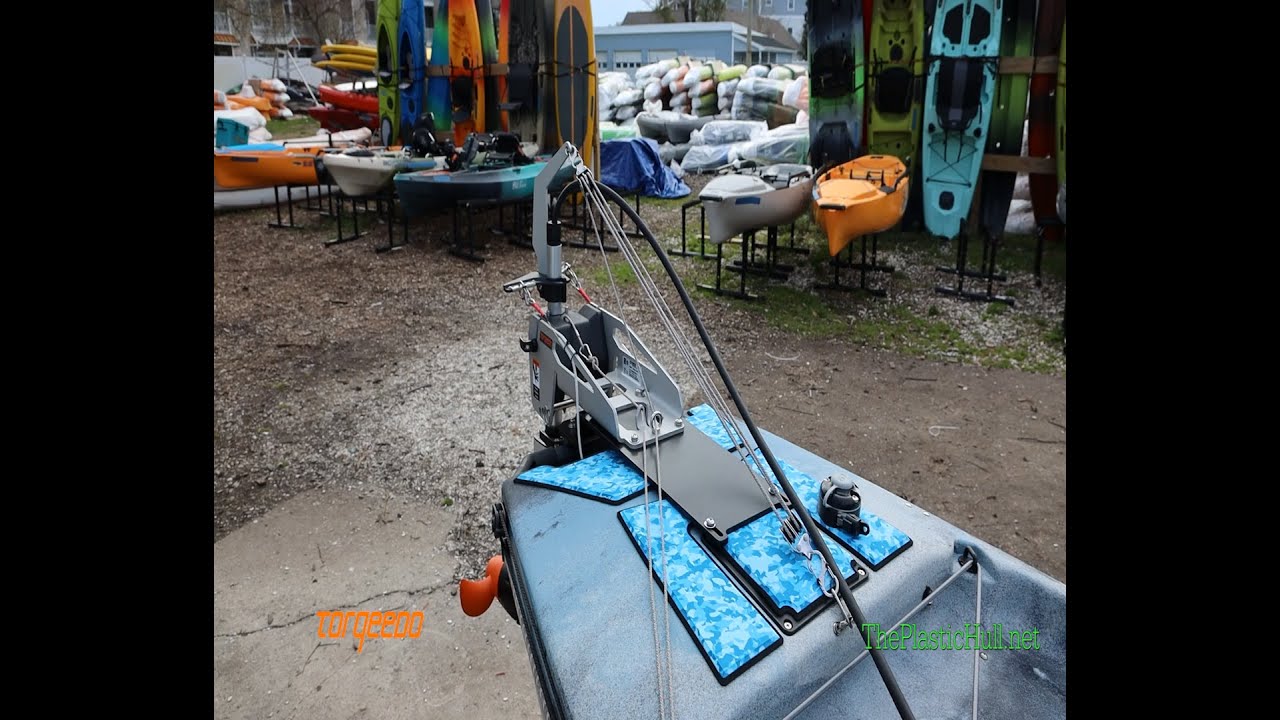 Torqeedo Ultralight 1103 Improved Up/Dn pulley block system.