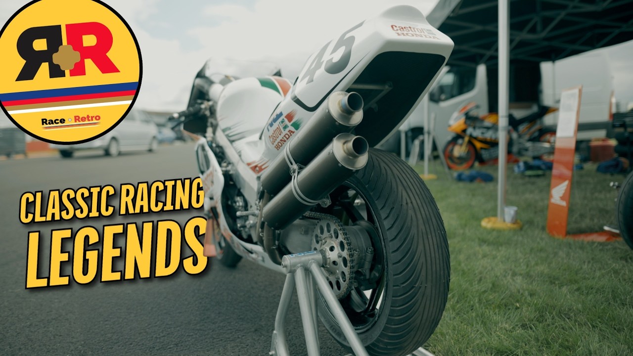 Classic Race Bikes Galore | CRMC Festival at Donington Park ’25 – 2-Strokes, V4s & Toddler Chaos!