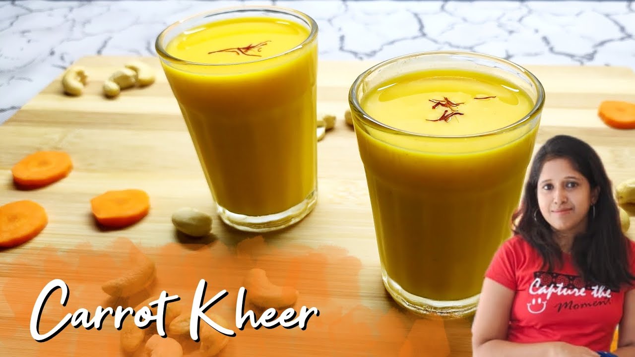 Carrot Kheer | Carrot Milk | Dessert Recipes | Carrot Kheer Recipe | Gajar Ka Kheer | carrot payasam