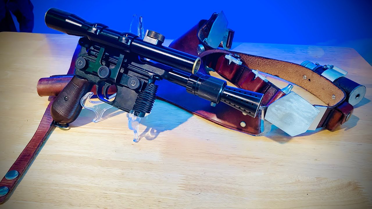 Han Solo’s DL44 blaster from Solo: a Star Wars Story. My Denix blaster build