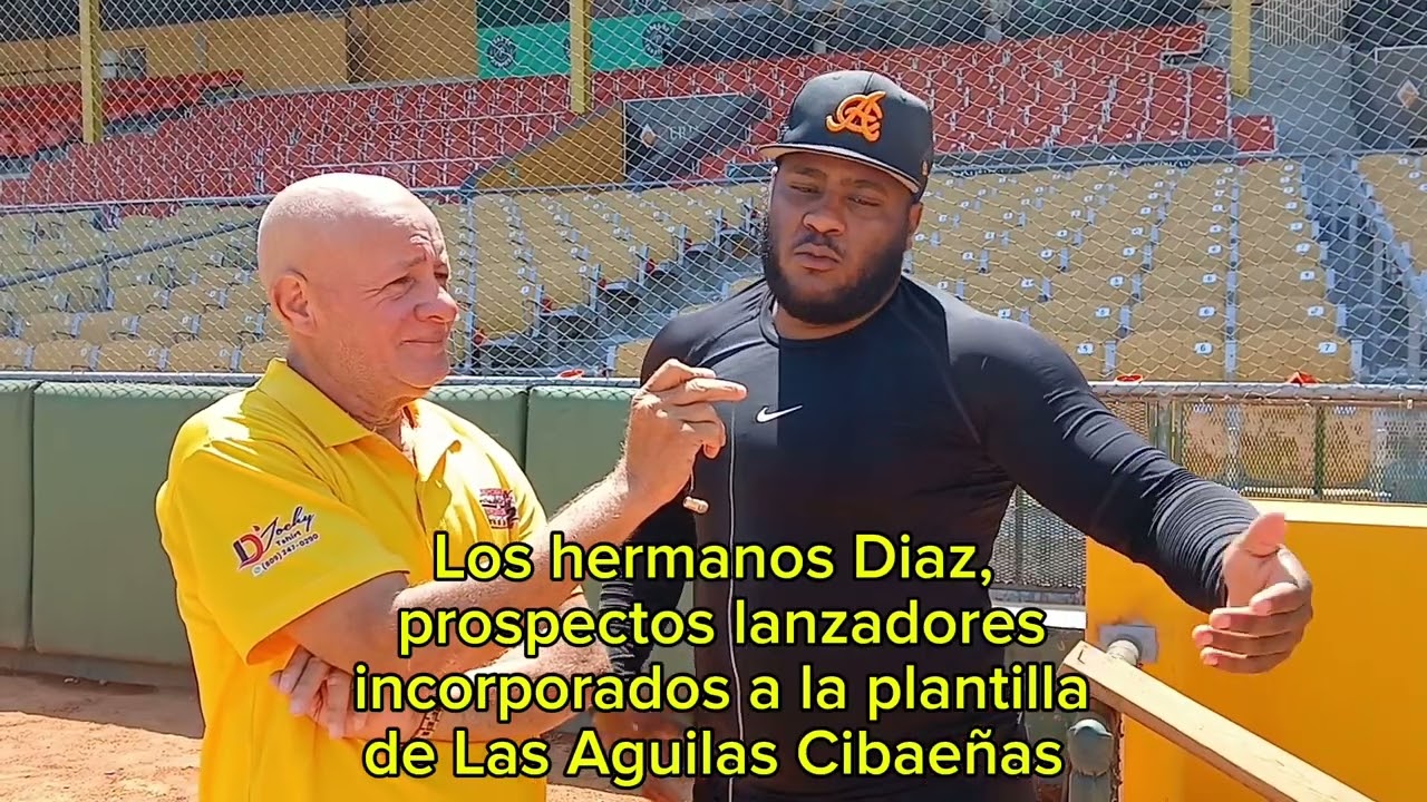 Entrevistaa los hermanos Diaz.  #lasaguilas #estadiojosebriseño