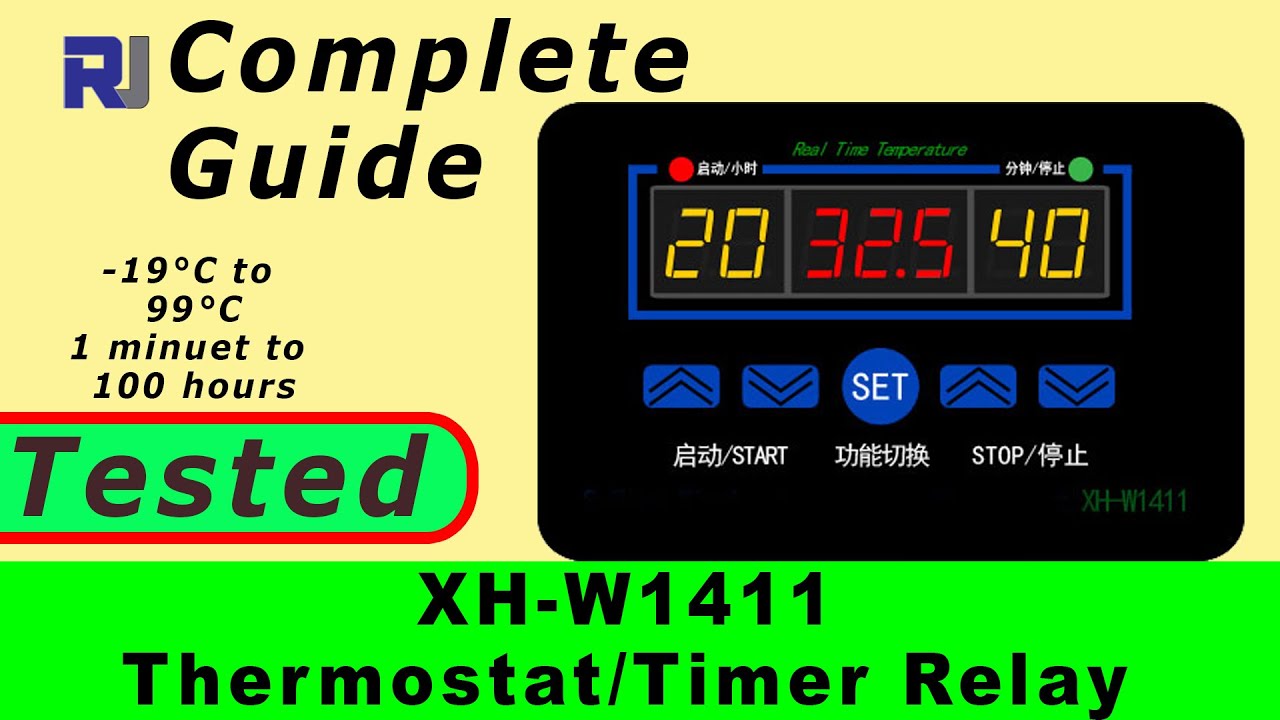 XH-W1411 DC 12V Multi-functional Temperature Controller Thermostat Switch RJT126