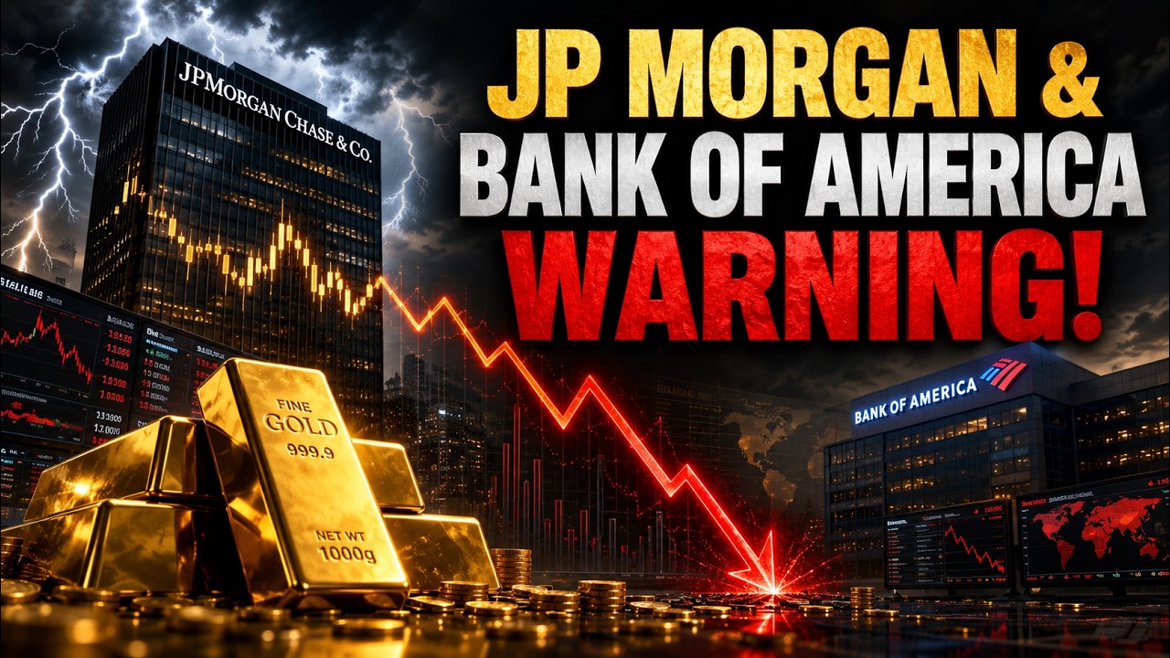 JP Morgan & Bank of America Reveal Gold's Next Big Move, Gold Crash Ahead?