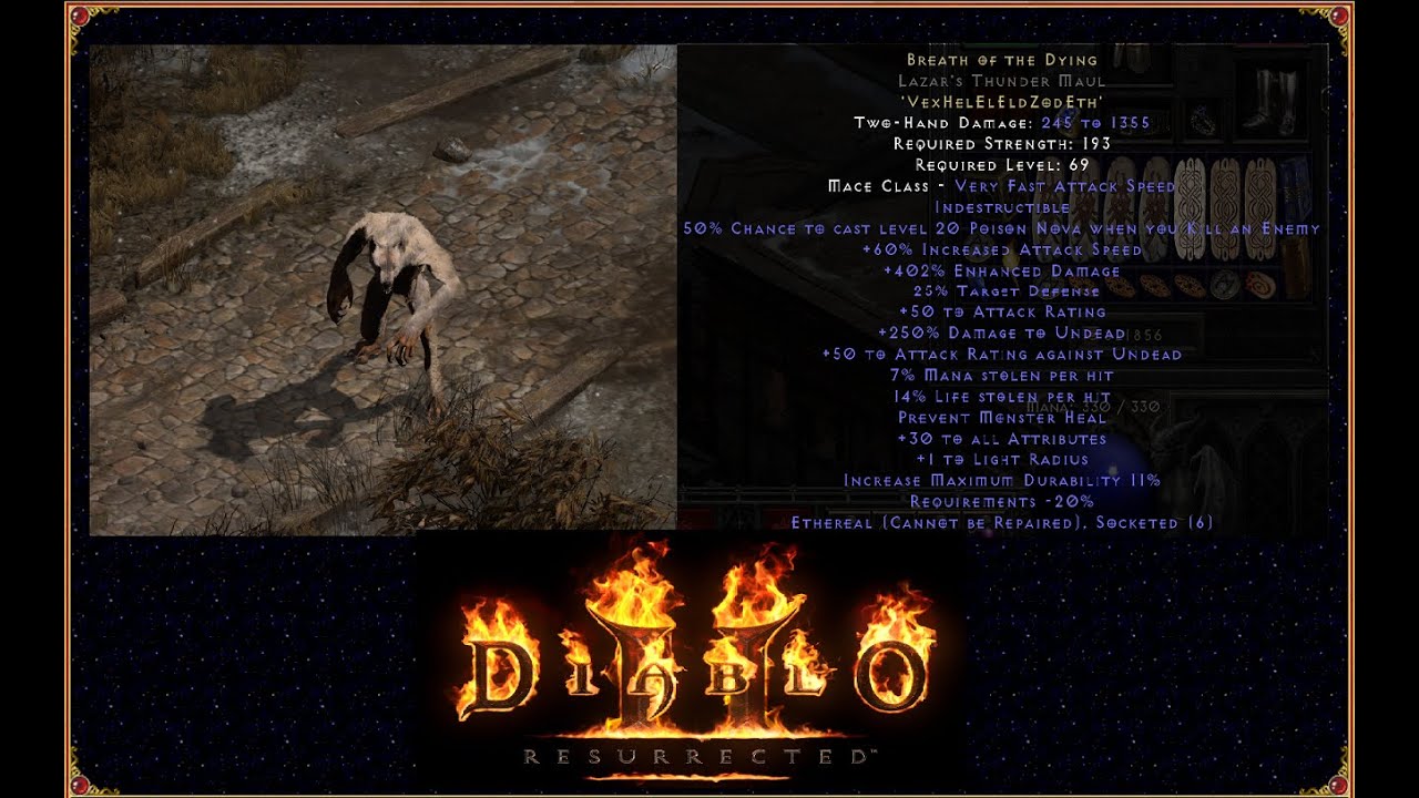 BoTD and Metamorphosis Fury Druid build, Ladder Season 3 (d2r)