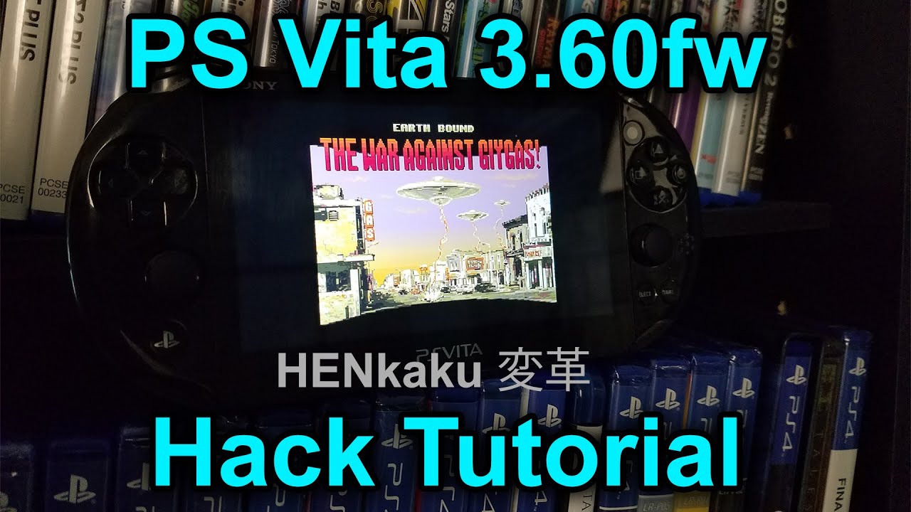 Easy PlayStation Vita / PSTV Firmware 3.60 Hack Tutorial. (Henkaku)