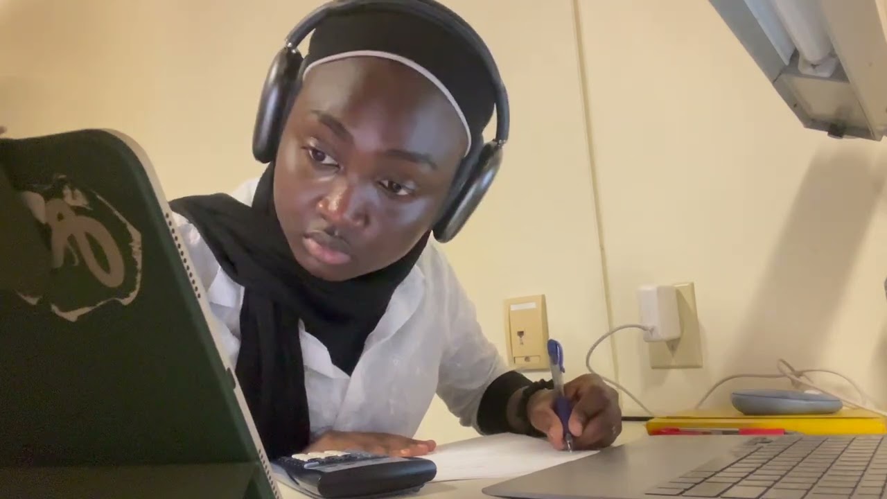 30 Min Library Study with me | Aisha