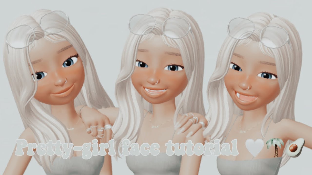 Pretty girl face tutorial🤍Preppy zepto tutorial