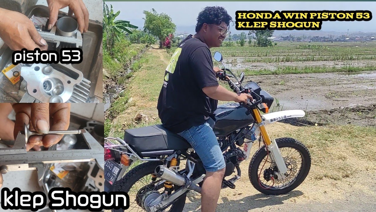 Honda win piston 53 klep Shogun