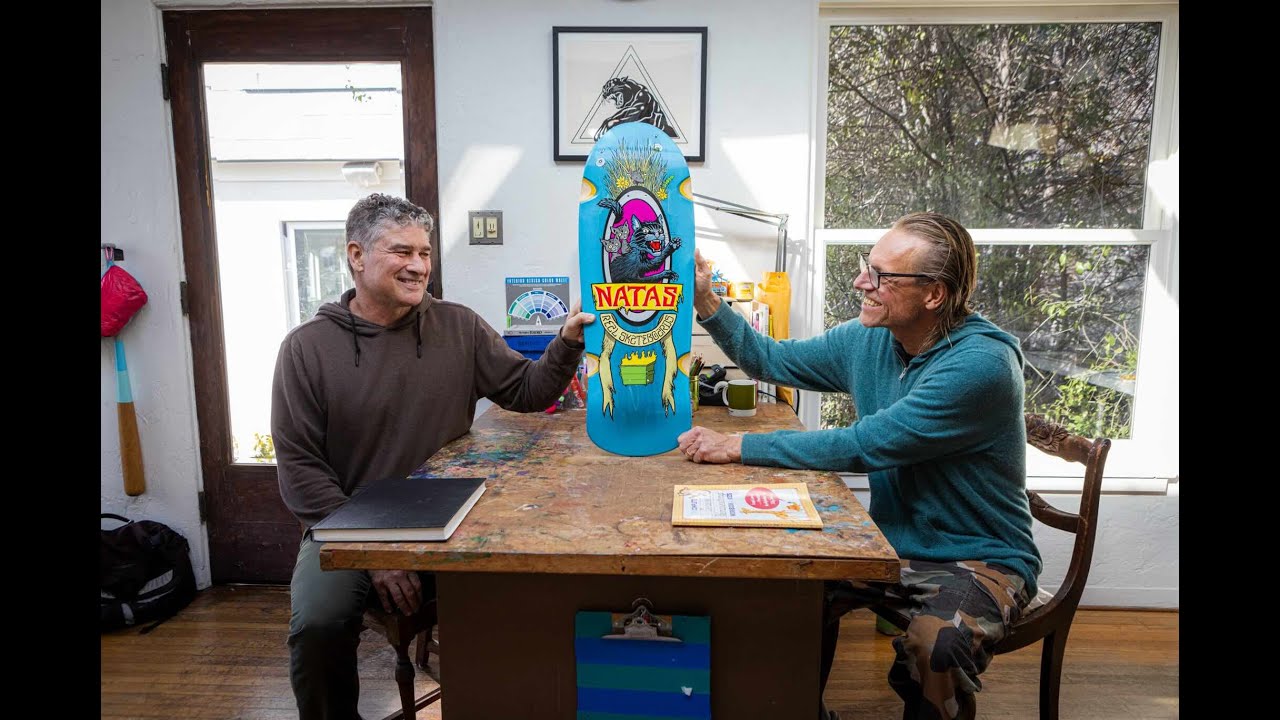 A meeting of the minds... Natas Kaupas & Todd Francis for Skate Shop Day 2025.