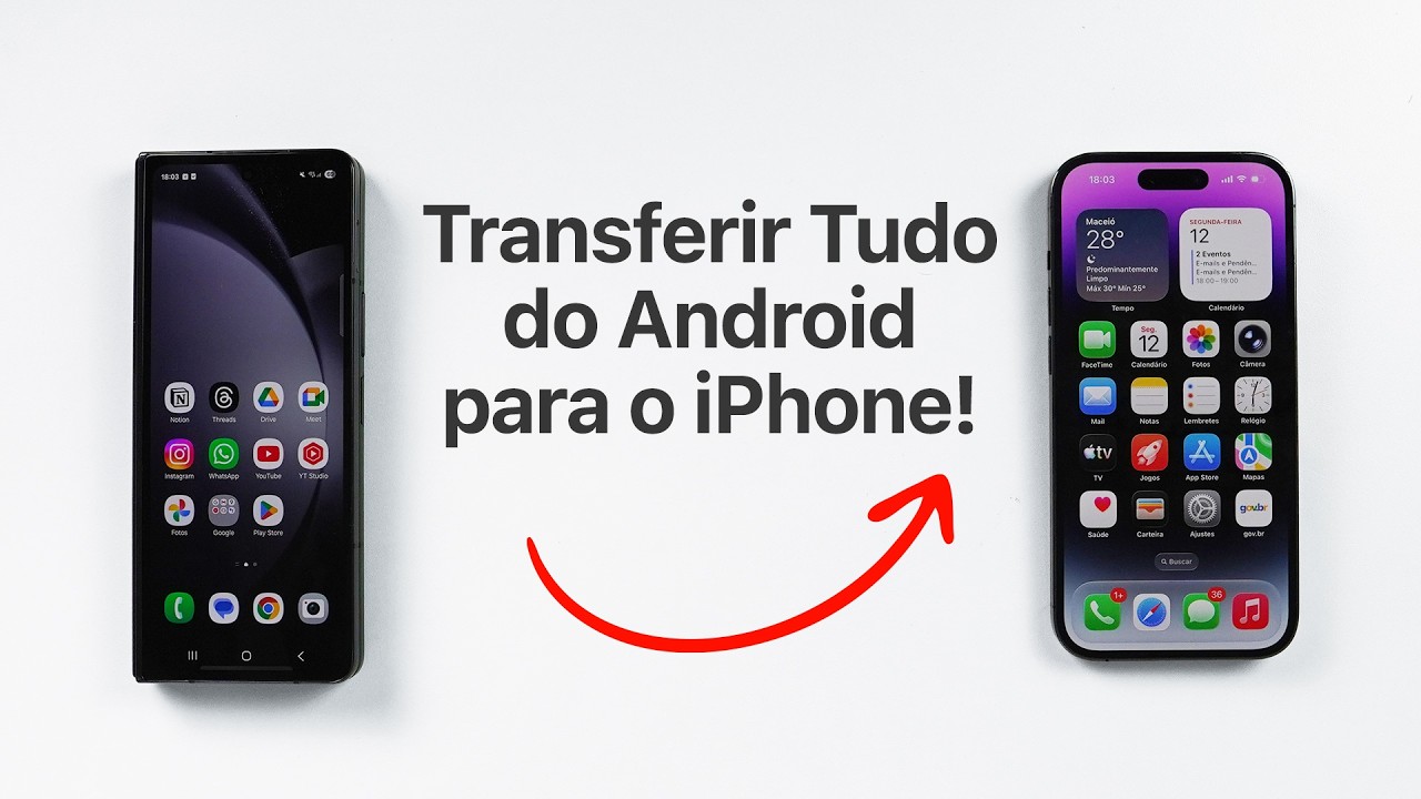 (2026) Como Transferir TODOS os Dados do Android para o iPhone - Passo a Passo