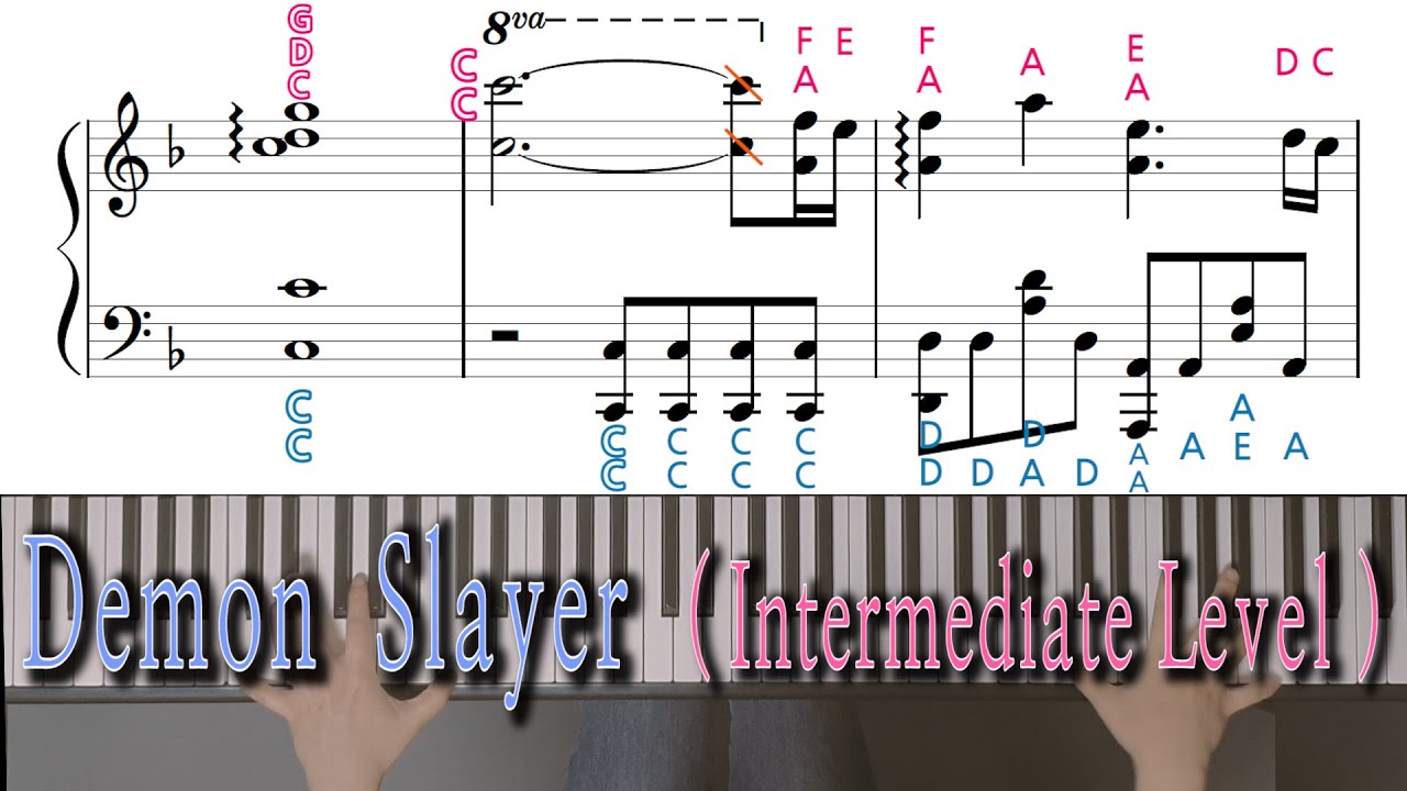 Go Shiina - Tanjiro no Uta (Demon Slayer OST) (Intermediate Level)