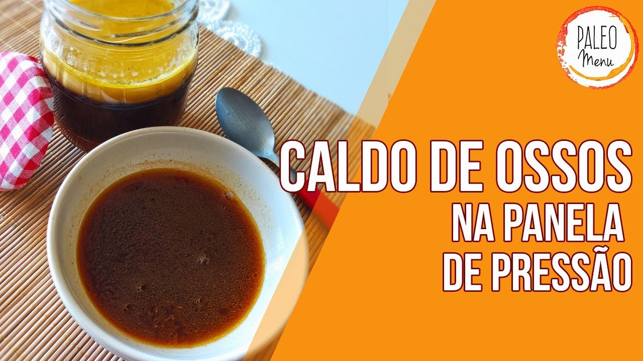 Como Fazer Caldo de Ossos na Panela de Pressão | Paleo Menu App