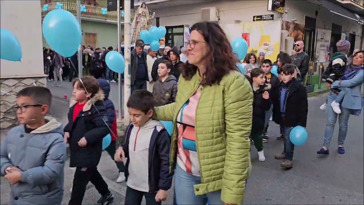 Filmato Processione in Onore Maria SS  Annunziata, Parrocchia Sant'Antonio Frattamaggiore 26 03 2023