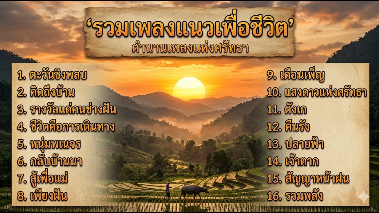 เพลงฮิตในตำนาน เพลงเพื่อชีวิตฟังชิวๆ