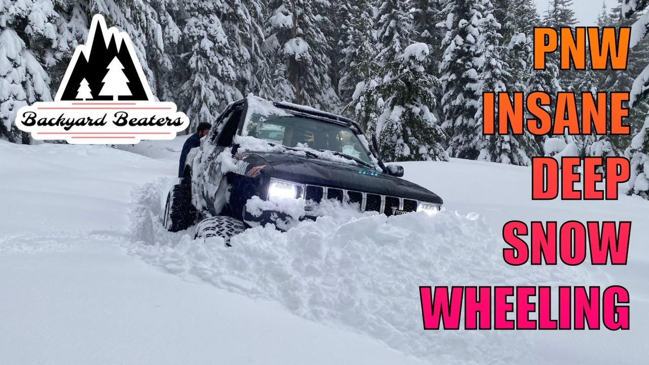 DEEP PNW Snow Wheeling!! INSANE
