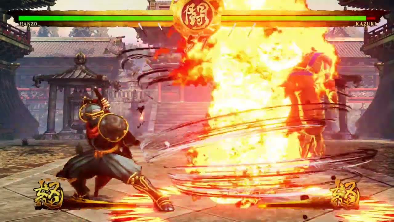 Evolution of Hanzo Hattori (服部半蔵) All Attacks in Samurai Shodown