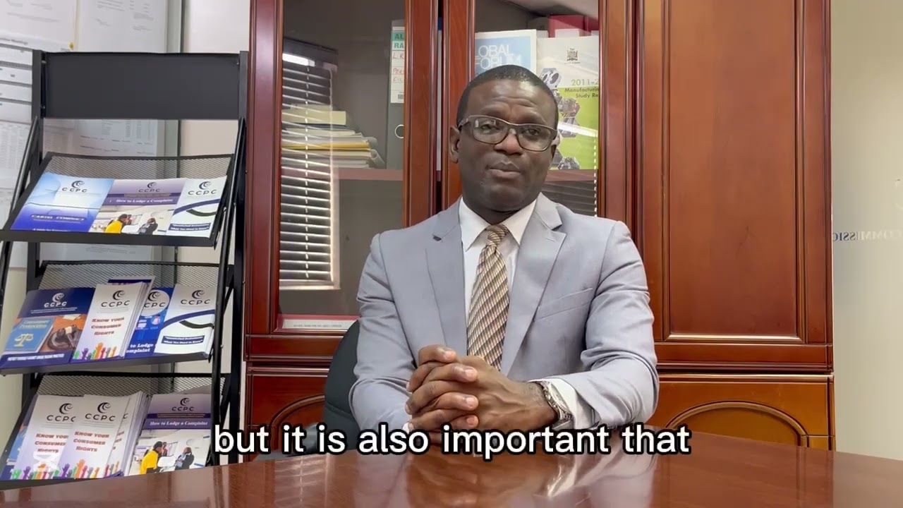 Patrick Chengo, Director, CCPC Zambia expressing support to adopt WCD on 5th Dec