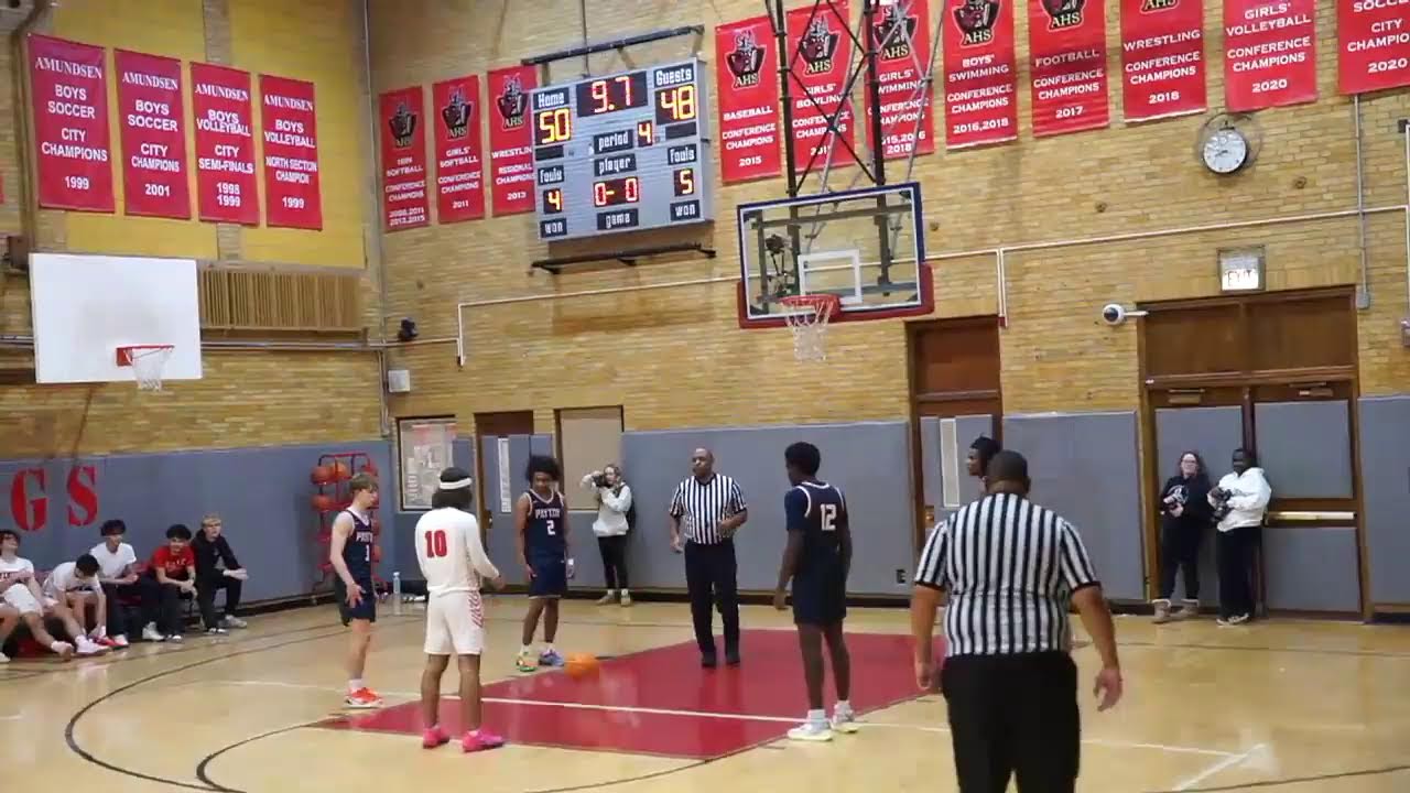 Amundsen varsity boys basketball vs. Walter Payton College Prep